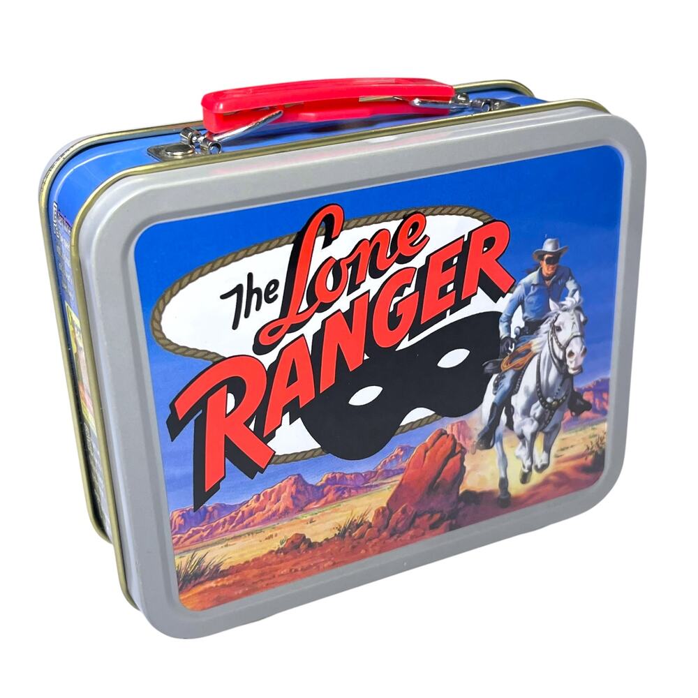 2001 Cheerios Lone Ranger Mini Lunchbox Tin 60th Anniversary Promo